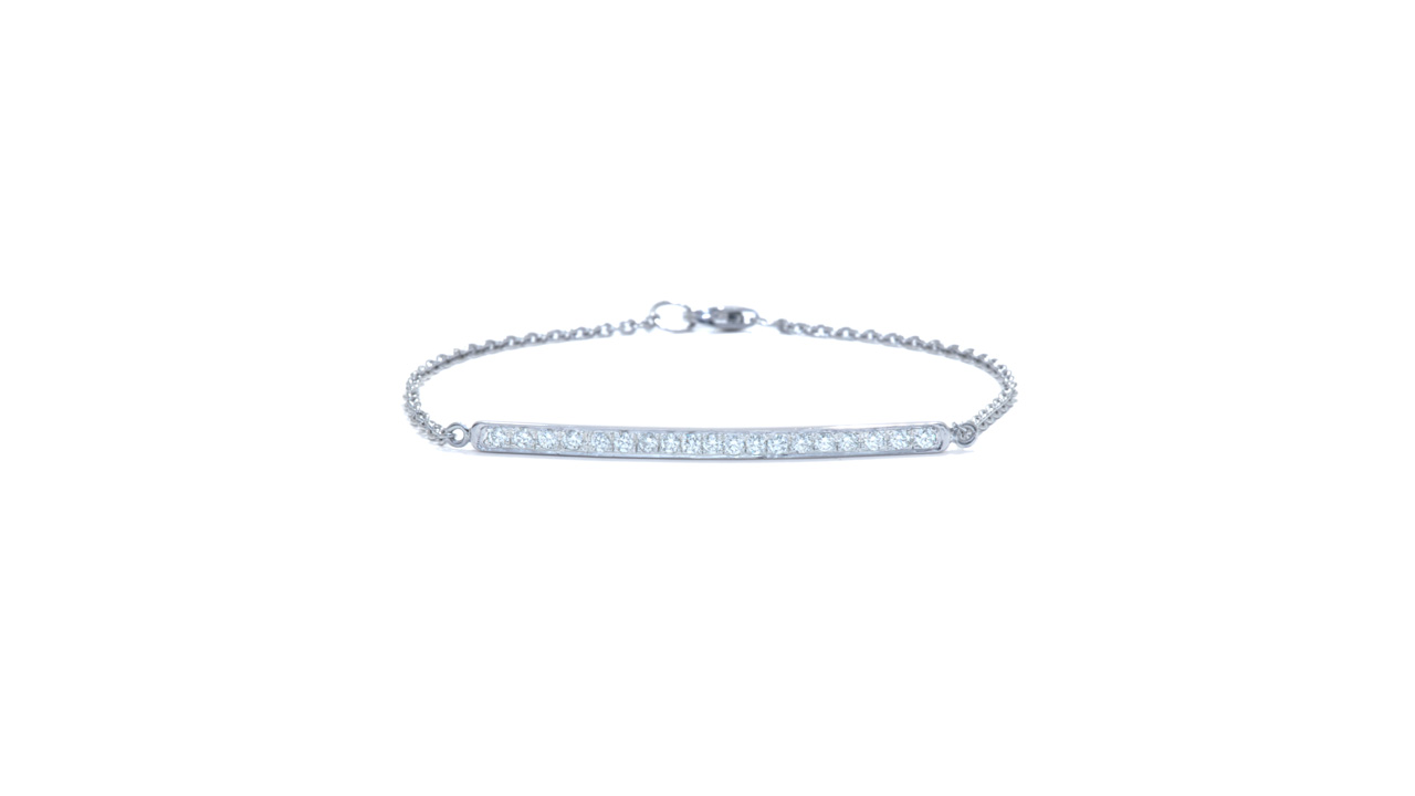 jc1422 - Delicate Diamond Bar Bracelet at Ascot Diamonds