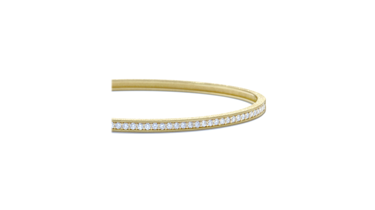 jc1838 - Yellow Gold Bangle Bracelet at Ascot Diamonds
