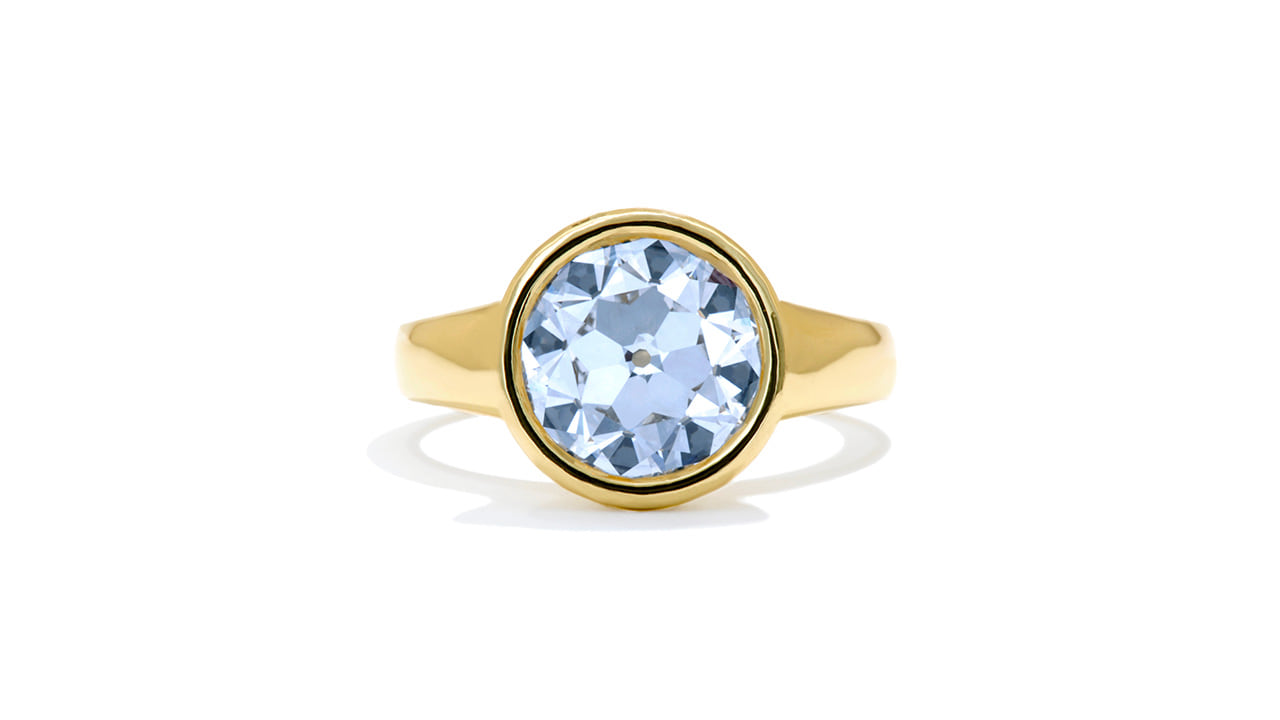 jc2464_lgdp1178 - 3ct Old European Bezel Set Engagement Ring at Ascot Diamonds