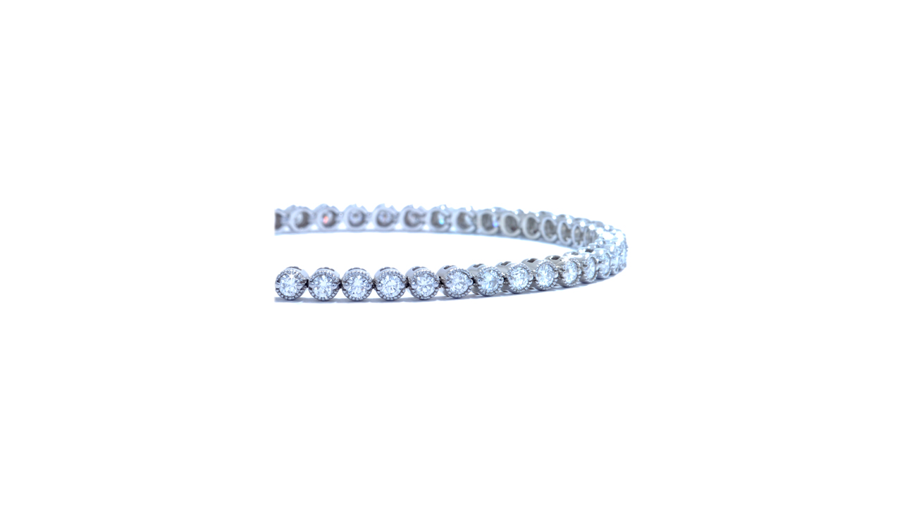 jc2509 - 3 carat Vintage Diamond Bracelet at Ascot Diamonds