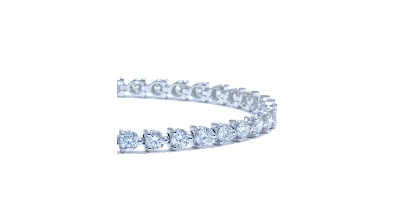 jc2680 - 7 carat Fine Lab Diamond Tennis Bracelet at Ascot Diamonds