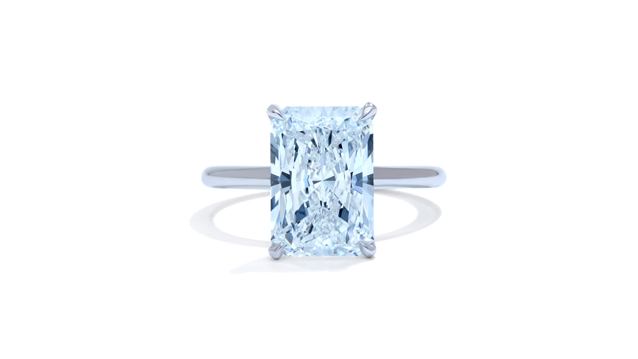 jc2730_lgdp2274 - 4ct Radiant Cut Solitaire Engagement Ring at Ascot Diamonds