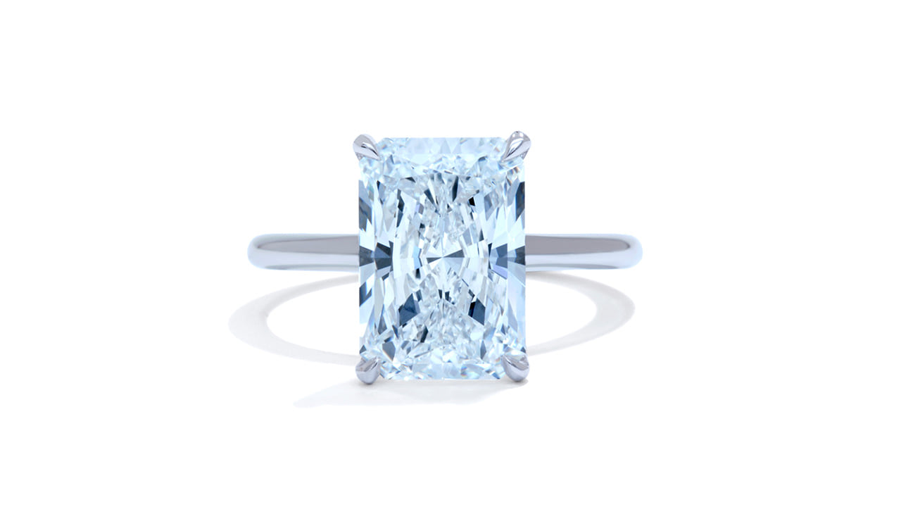 jc2739_lgdp4022 - 4ct Radiant Cut Solitaire Engagement Ring at Ascot Diamonds