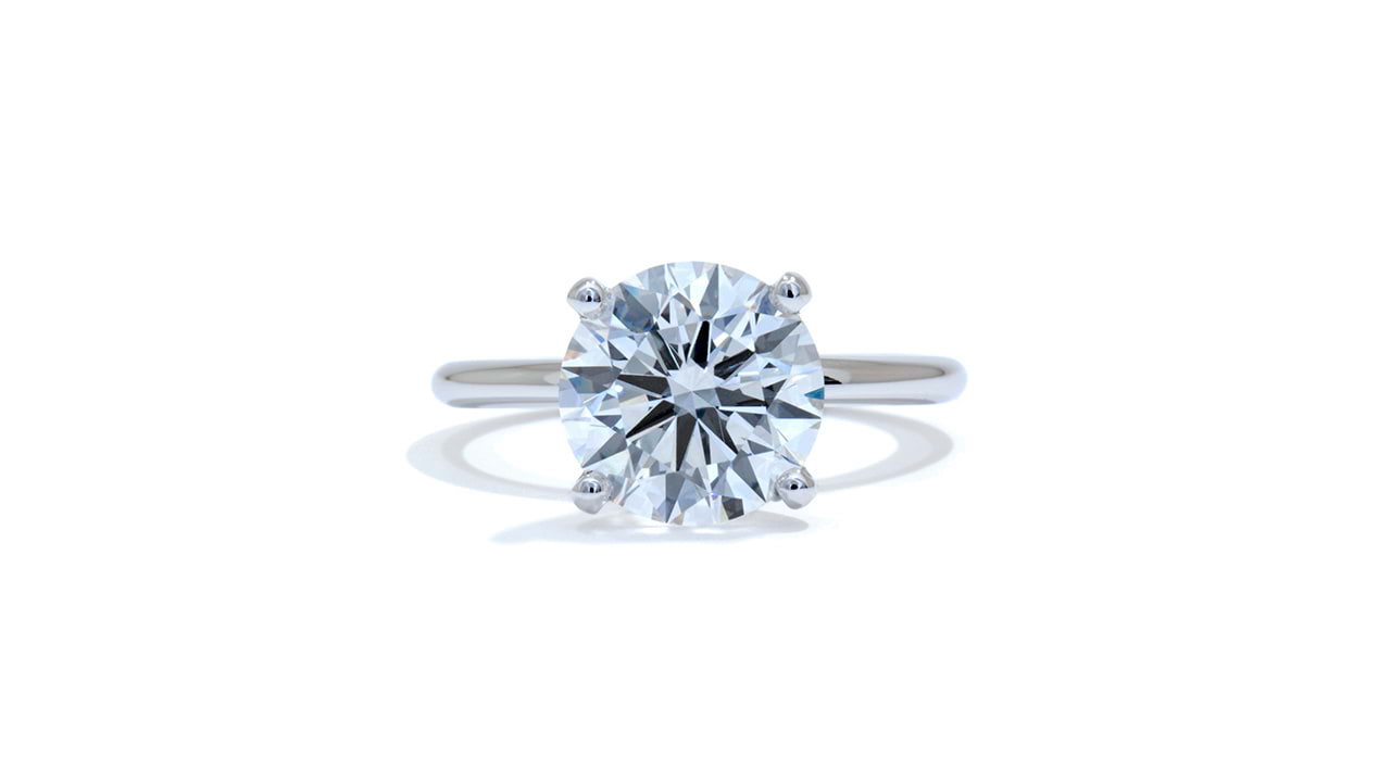 jc2758_lgdp2513 - 3.5 carat | Round Cut Solitaire Style Ring at Ascot Diamonds