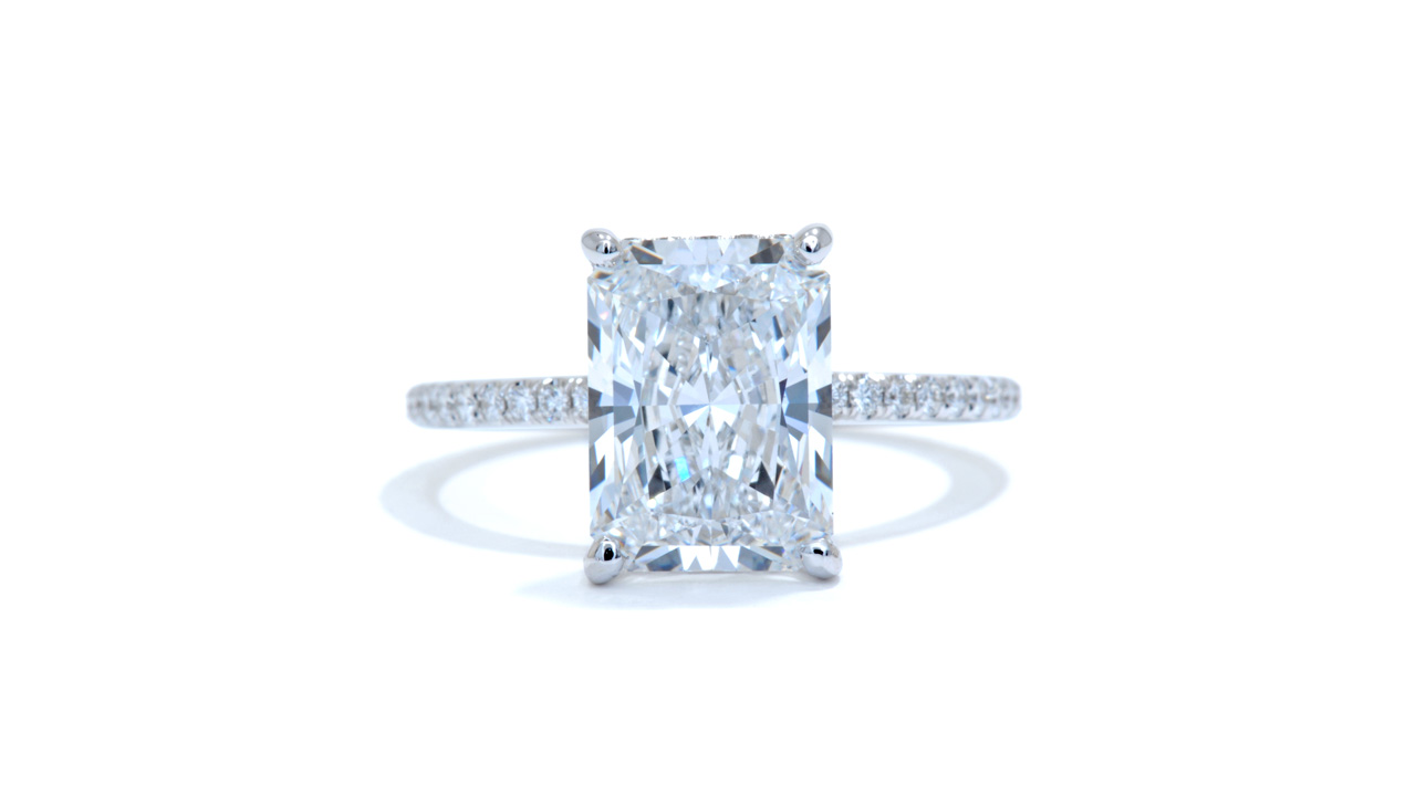 jc2836_lgdp3648 - 4.20 ct. Radiant Cut Hidden Halo Ring at Ascot Diamonds