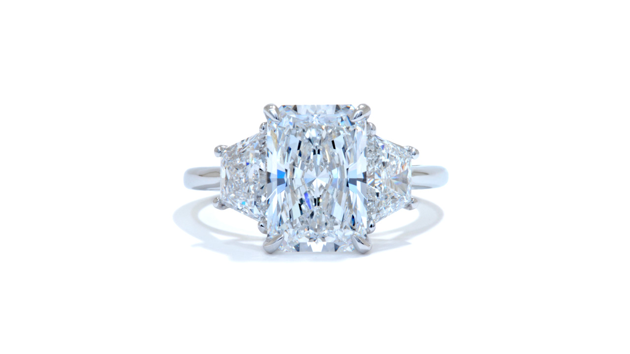 jc3725_lgdp2486 - Radiant Cut Three Stone Engagement Ring at Ascot Diamonds
