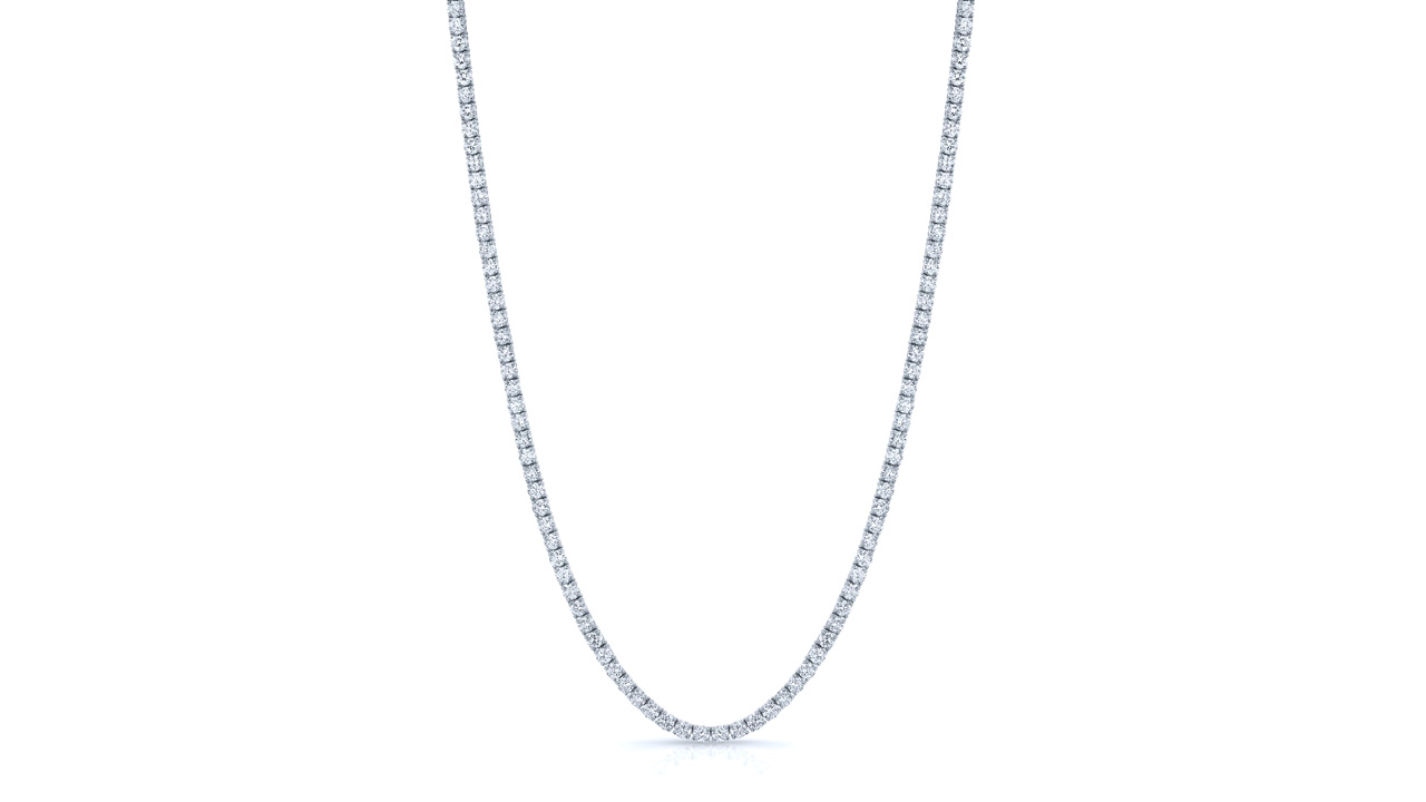 jc4051 - Diamond Tennis Necklace | 22 carat at Ascot Diamonds