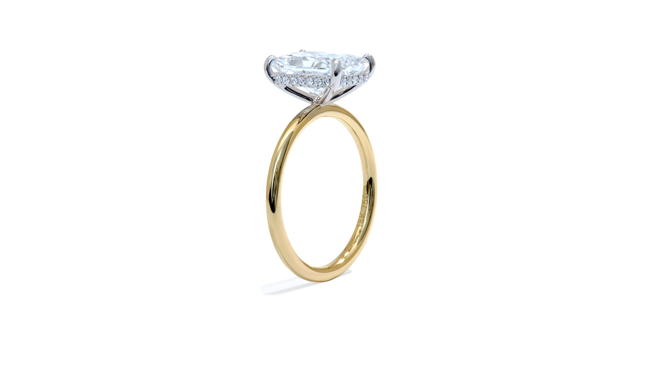 jc4574_lgdp3799 - 2.8ct Radiant Hidden Halo Engagement Ring at Ascot Diamonds