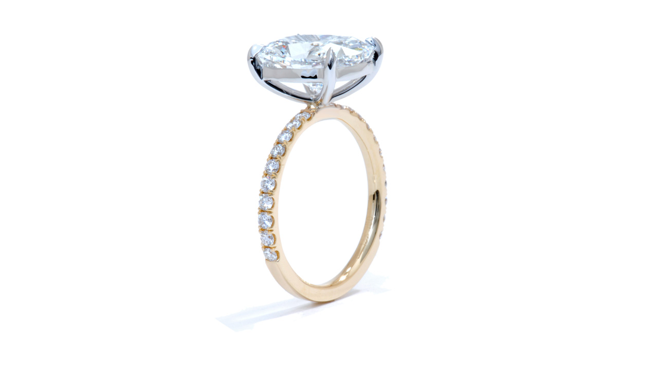 jc4586_lgdp3898 - 3.6 ct. Elongated Cushion Cut Diamond Ring at Ascot Diamonds