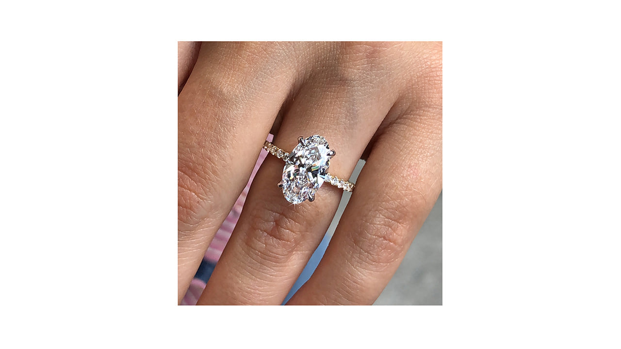 jc4601_lgdp4439 - 3ct Elongated Oval Diamond Engagement Ring at Ascot Diamonds