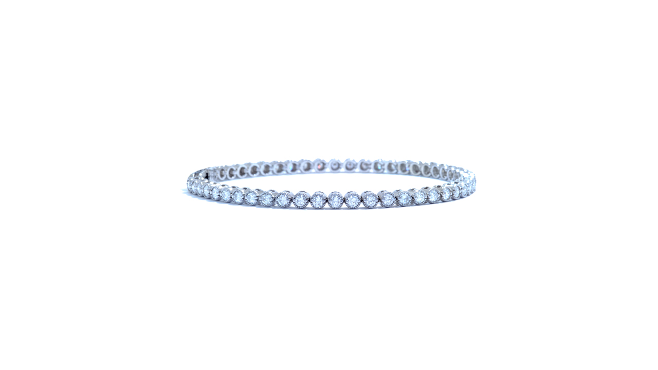 jc4657 - Vintage Tennis Diamond Bracelet at Ascot Diamonds