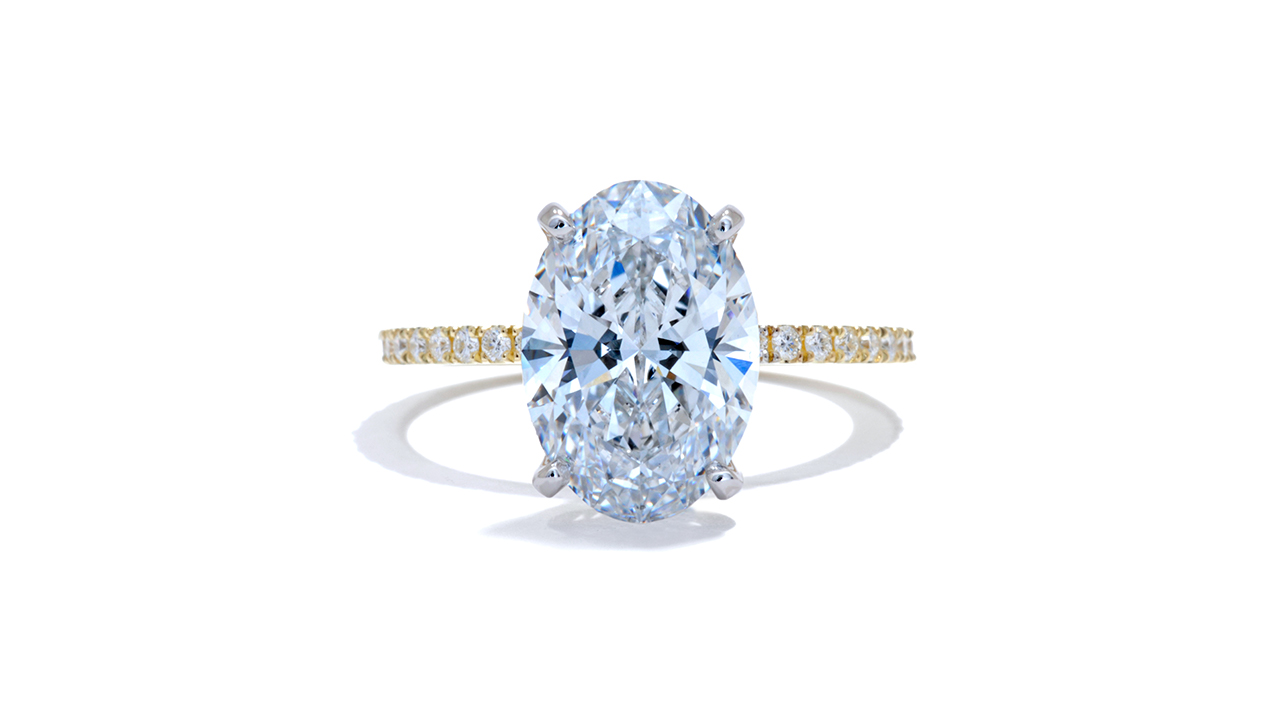 jc4665_lgdp3910 - Solitaire Engagement Ring Oval Cut 2.7ct at Ascot Diamonds