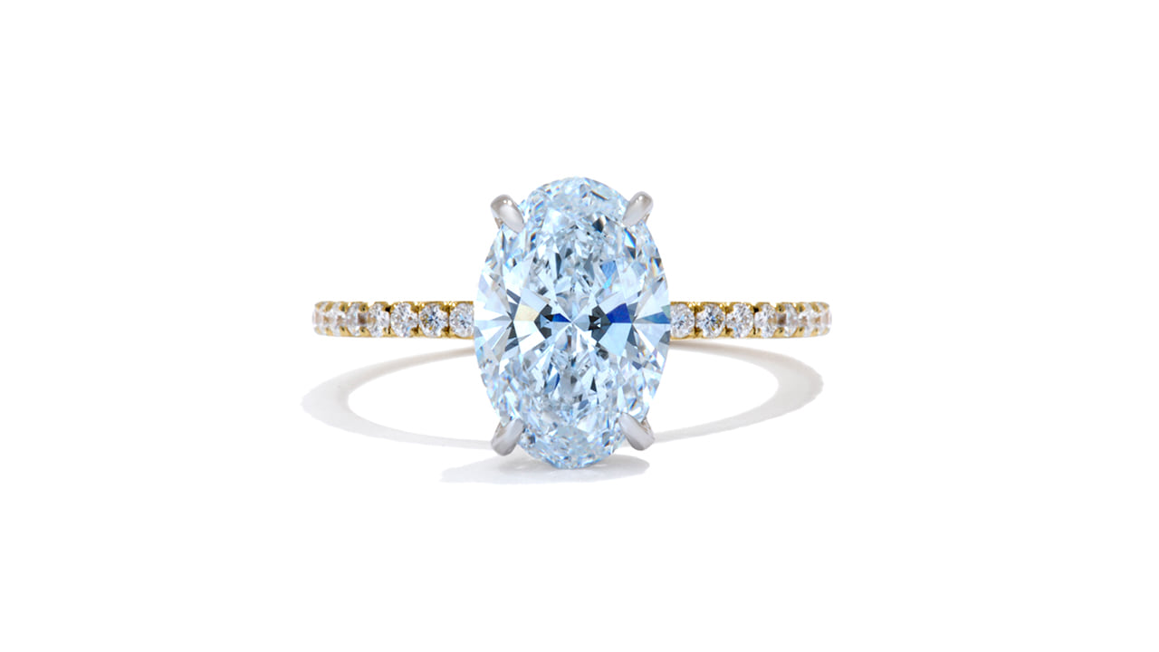 jc4666_lgdp4476 - Solitaire Engagement Ring Oval Cut 2.3ct at Ascot Diamonds