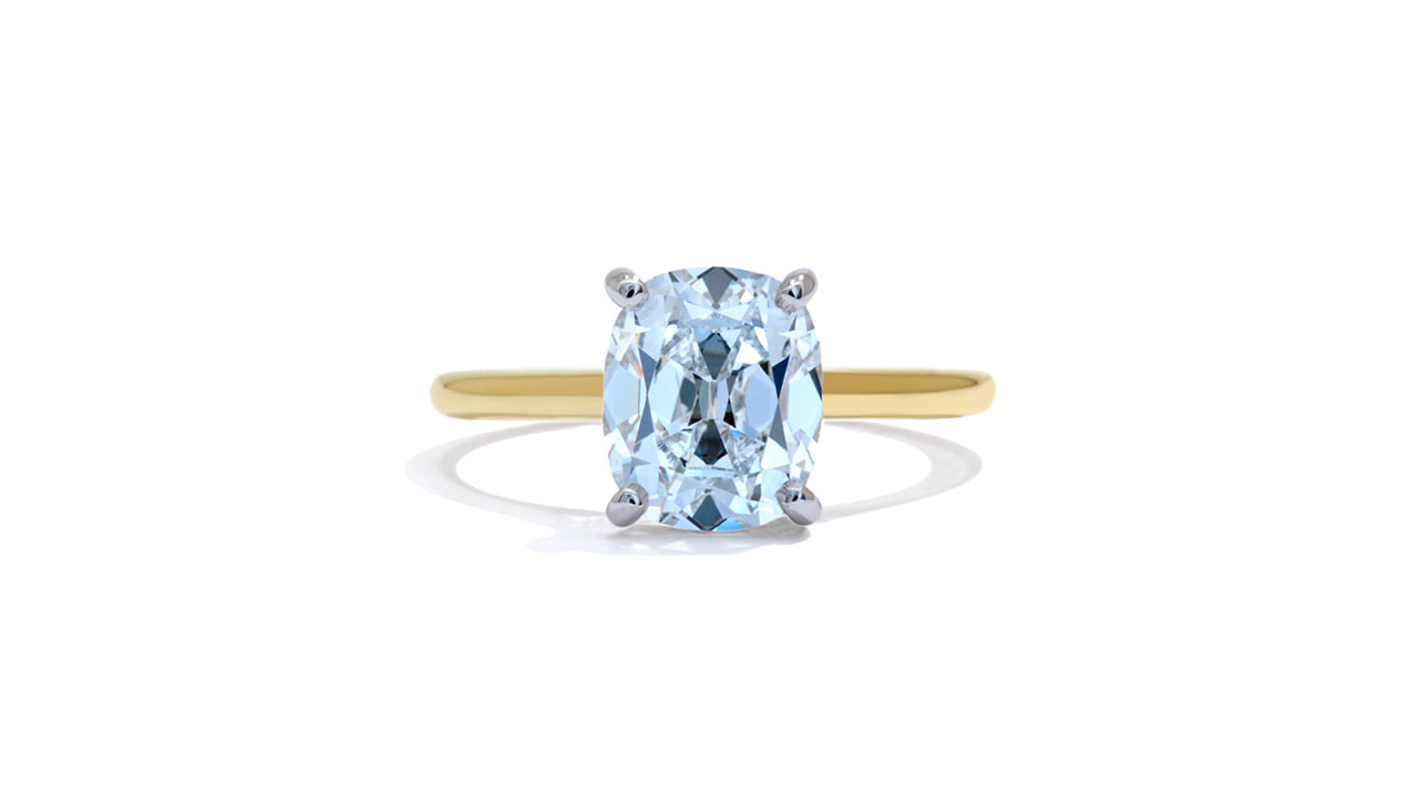 jc4825_lgdp1489 - 2.5ct Cushion Cut Cathedral Engagement Ring at Ascot Diamonds