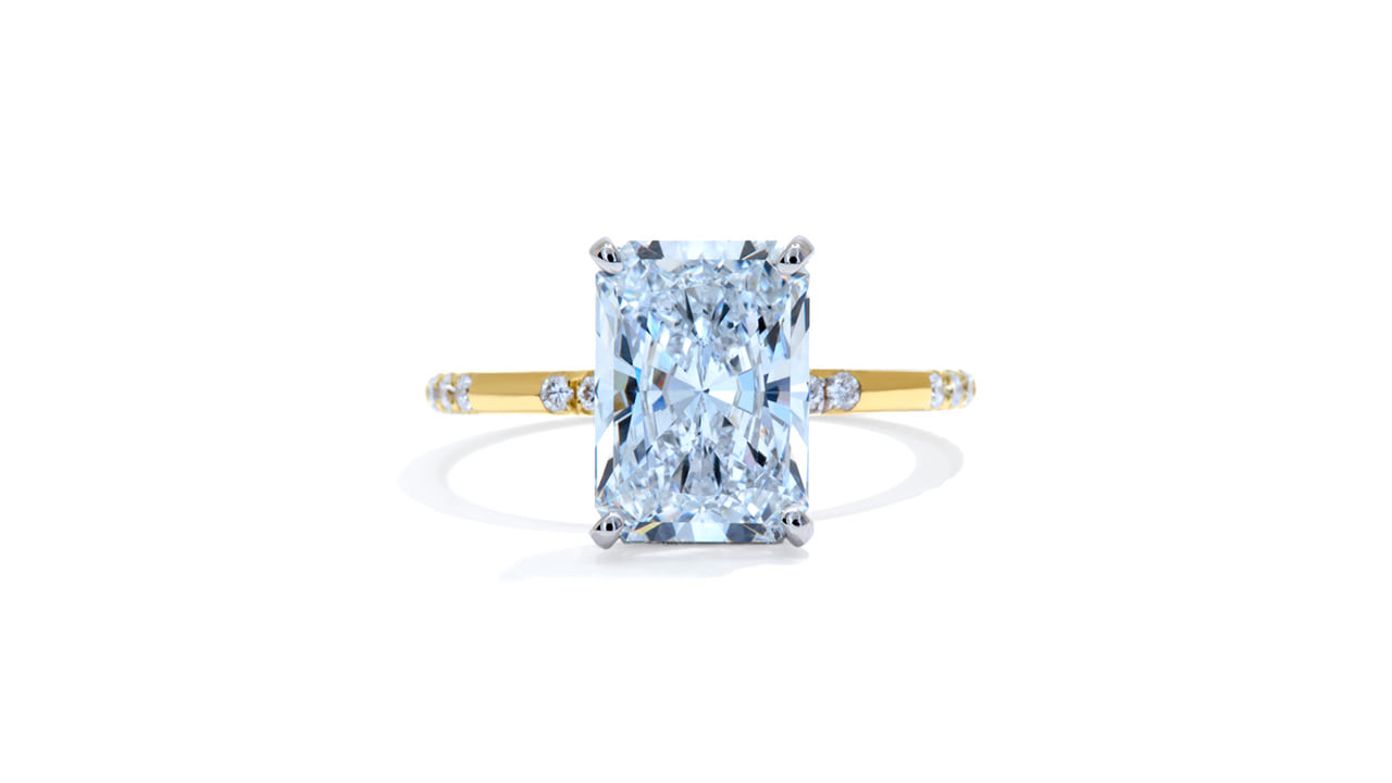 jc5045_lgdp1830 - 3ct Radiant Cut Diamond Engagement Ring at Ascot Diamonds