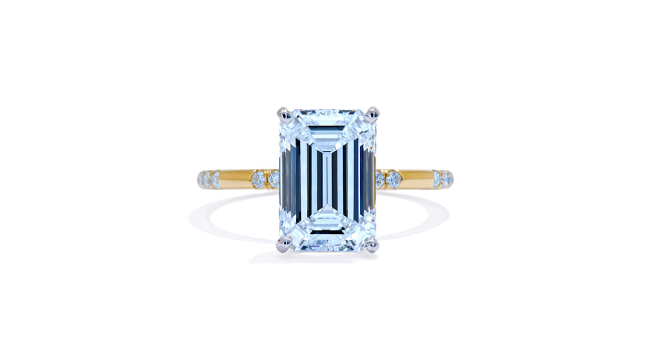 jc5046_lgdp1686 - 3 ct Emerald Cut Solitaire Engagement Ring at Ascot Diamonds