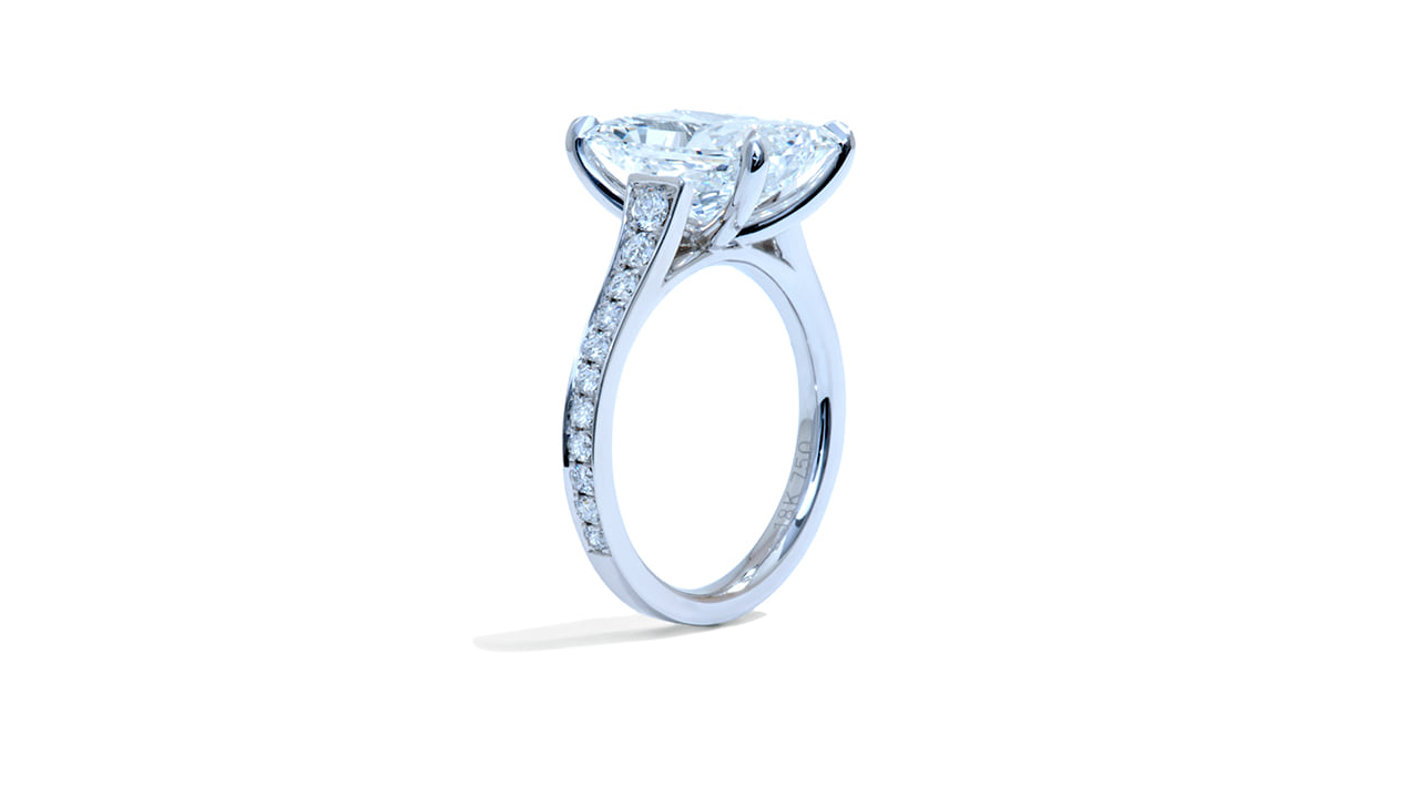 jc5446_lgdp3256 - 4.7ct Radiant Cut Cathedral Engagement Ring at Ascot Diamonds