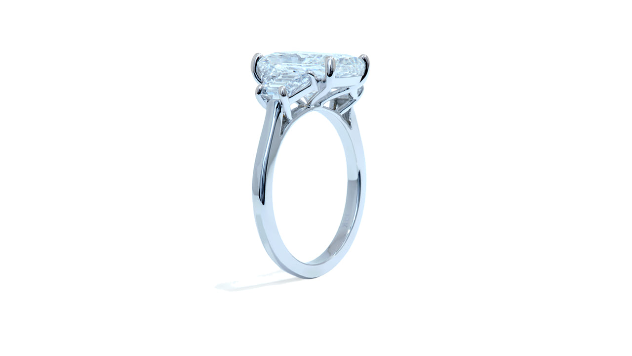 jc5530_lgdp3762 - 3.9ct Radiant Three Stone Engagement Ring at Ascot Diamonds