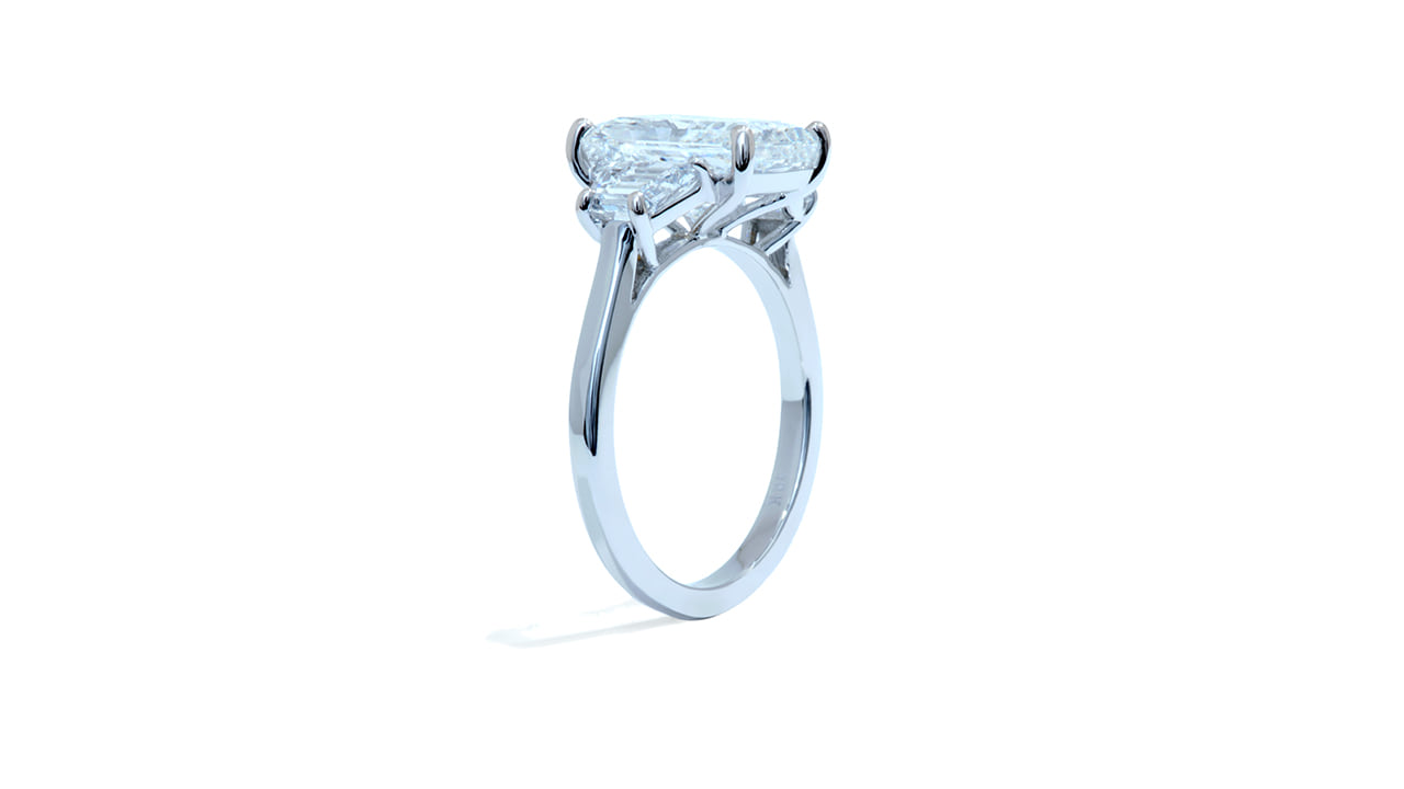jc5533_lgdp3315 - 3.67ct Radiant Three Stone Engagement Ring at Ascot Diamonds
