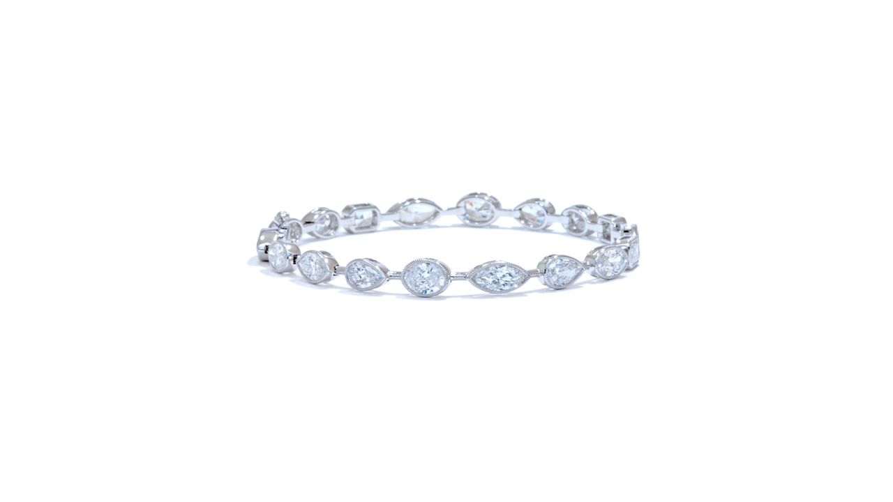 jc5580 - Fancy Shape Diamond Bracelet at Ascot Diamonds