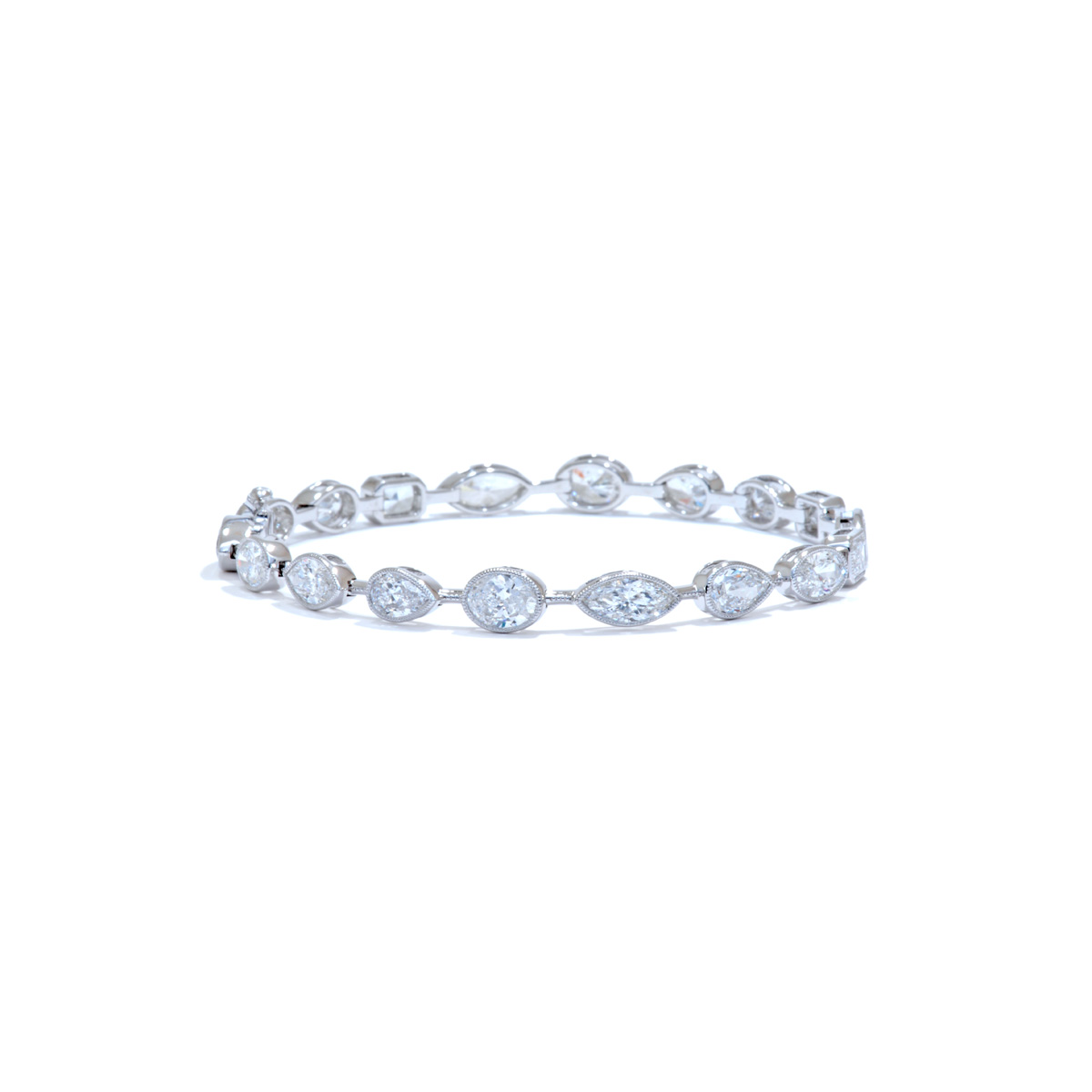 Trendy Moissanite Diamond Bangle Bracelet 100% Real 925 Sterling silver  Wedding Bracelets For Women Engagement Party Jewelry - AliExpress