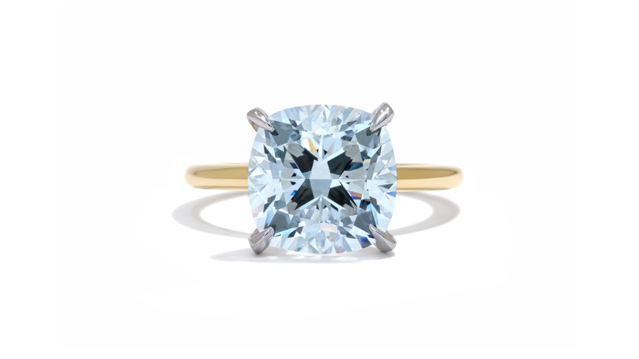 jc5613_lgdp3858 - 5ct Brilliant Cushion Cut Engagement Ring at Ascot Diamonds