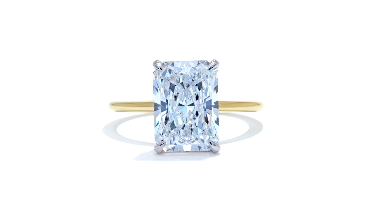 jc5669_lgdp4173 - 2.55ct Radiant Cut Hidden Halo Ring at Ascot Diamonds
