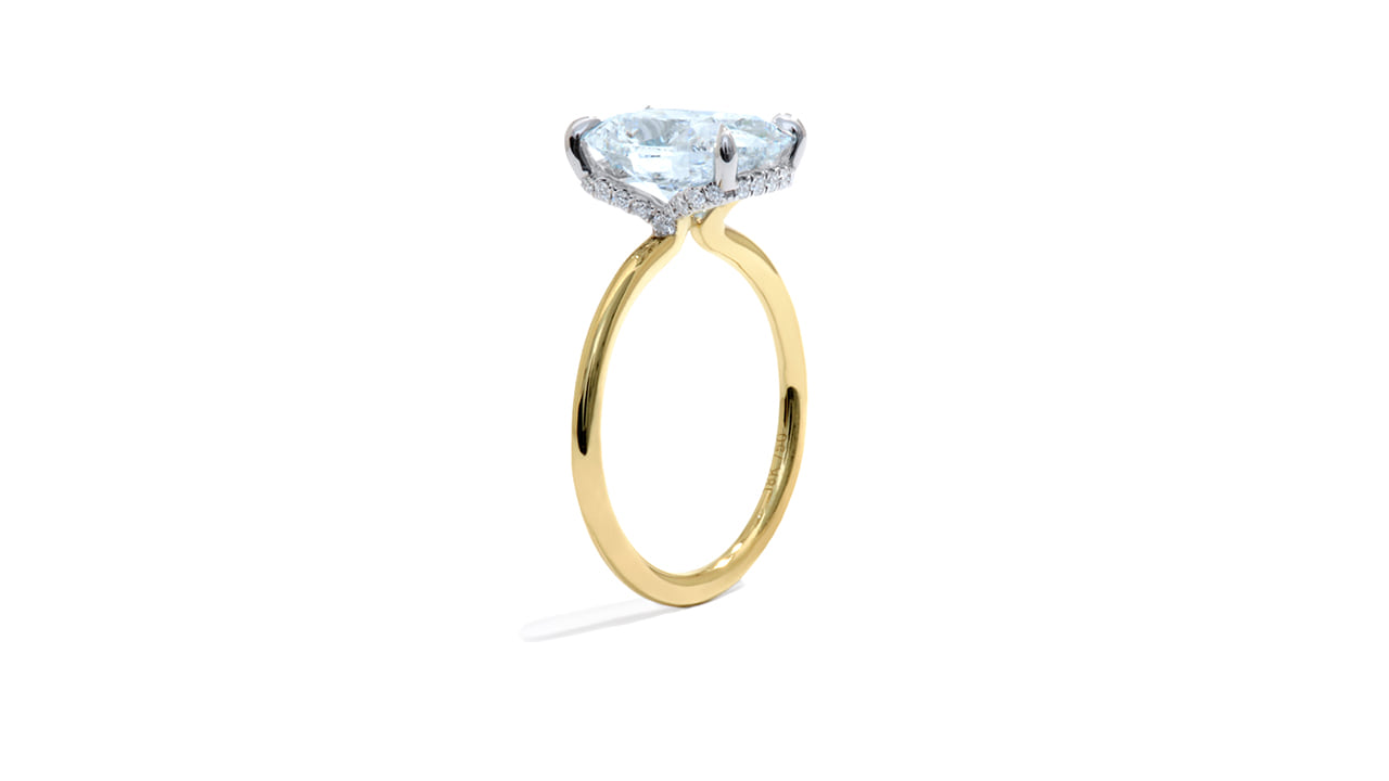 jc5824_lgdp3658 - 3.5ct Cushion Cut Solitaire Engagement Ring at Ascot Diamonds