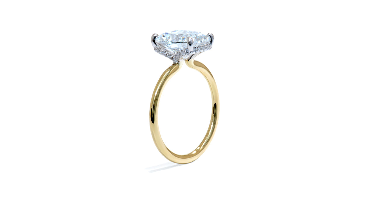 jc5825_lgdp4032 - 3.3ct Cushion Cut Solitaire Engagement Ring at Ascot Diamonds