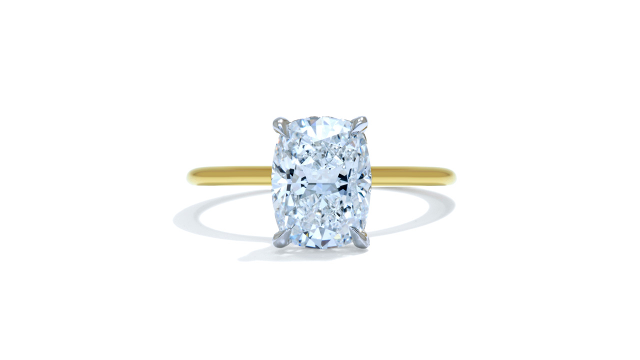 jc5834_lgdp3888 - 2.4 ct. Elongated Cushion Cut Diamond Ring at Ascot Diamonds