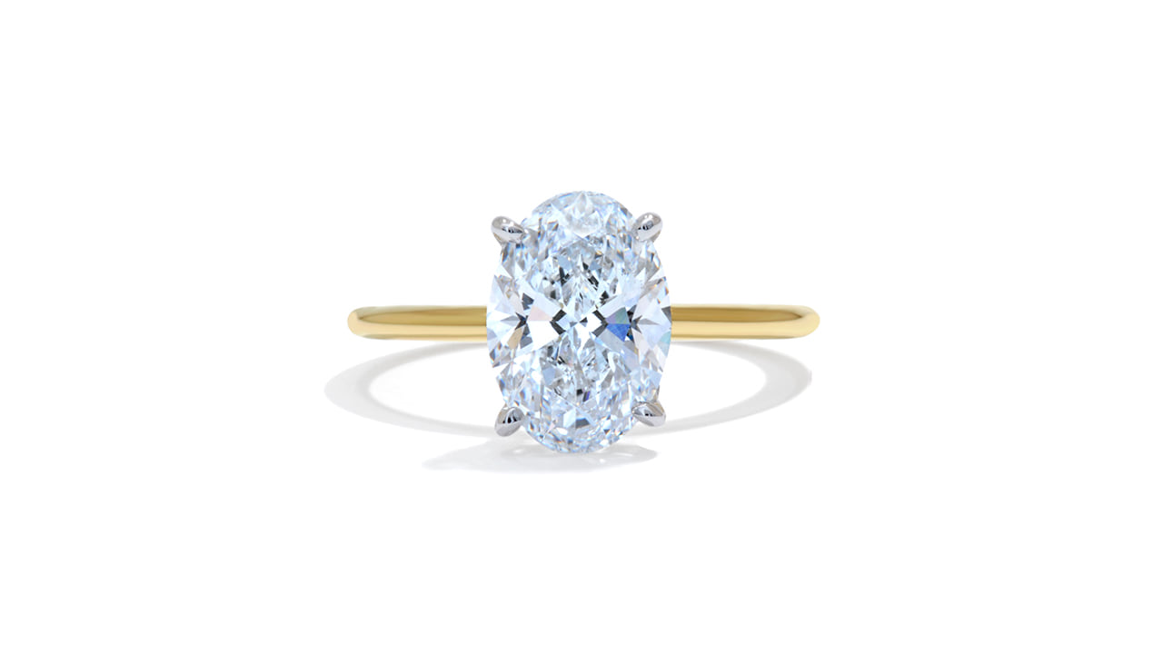 jc5835_lgdp3234 - Oval Cut Hidden Halo Engagement Ring 2.41ct at Ascot Diamonds