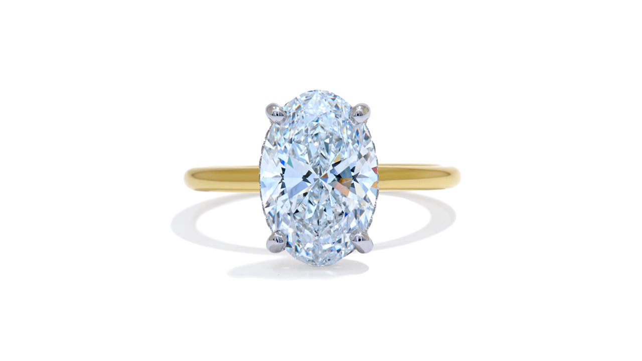 jc5970_lgdp3915 - Oval Cut Hidden Halo Solitaire Ring 3ct at Ascot Diamonds