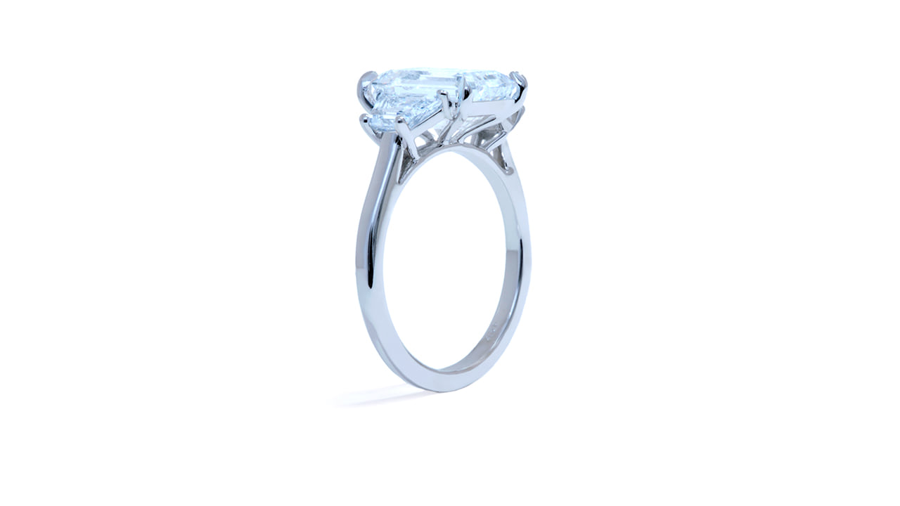 jc6098_lgdp3665 - 3.71ct Three Stone Emerald Engagement Ring at Ascot Diamonds