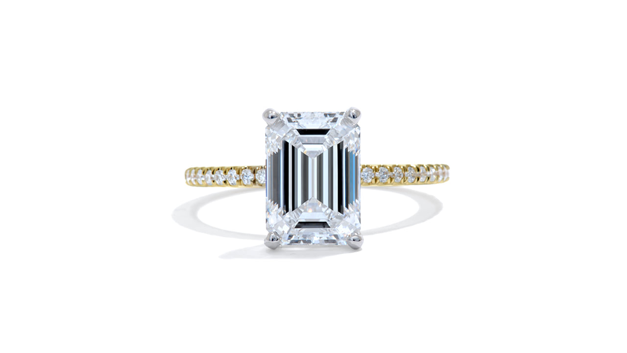 jc6378_lgdp3995 - 2.8ct Emerald Cut Hidden Halo Ring at Ascot Diamonds