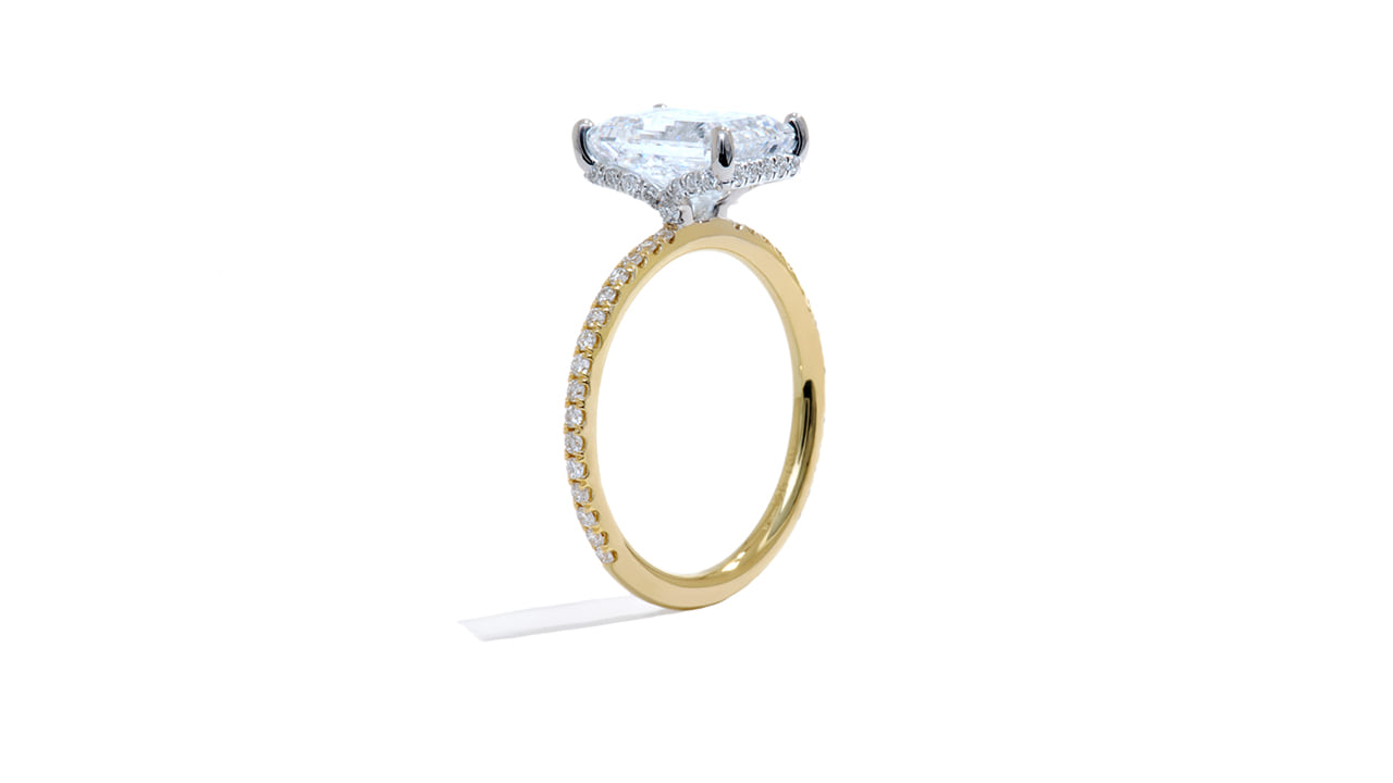 jc6378_lgdp3995 - 2.8ct Emerald Cut Hidden Halo Ring at Ascot Diamonds