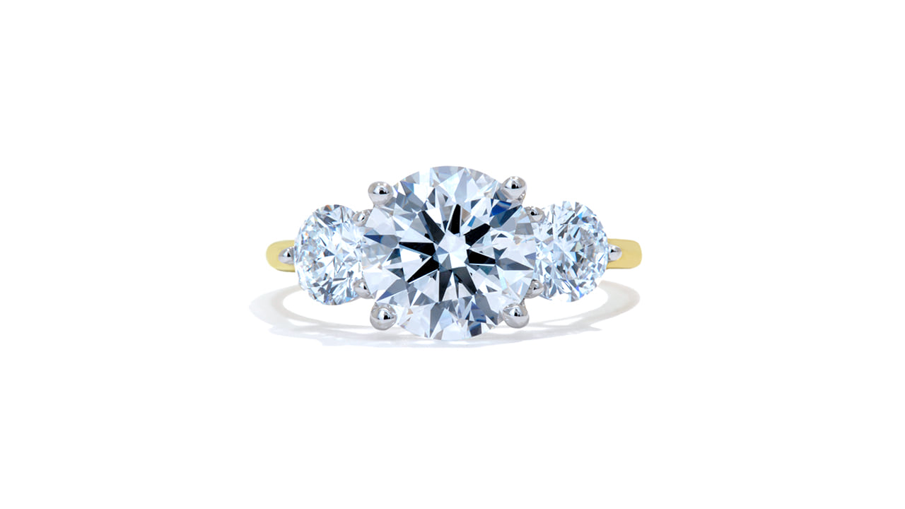jc6501_lgdp4070 - Round Three Stone Engagement Ring 2.4ct at Ascot Diamonds