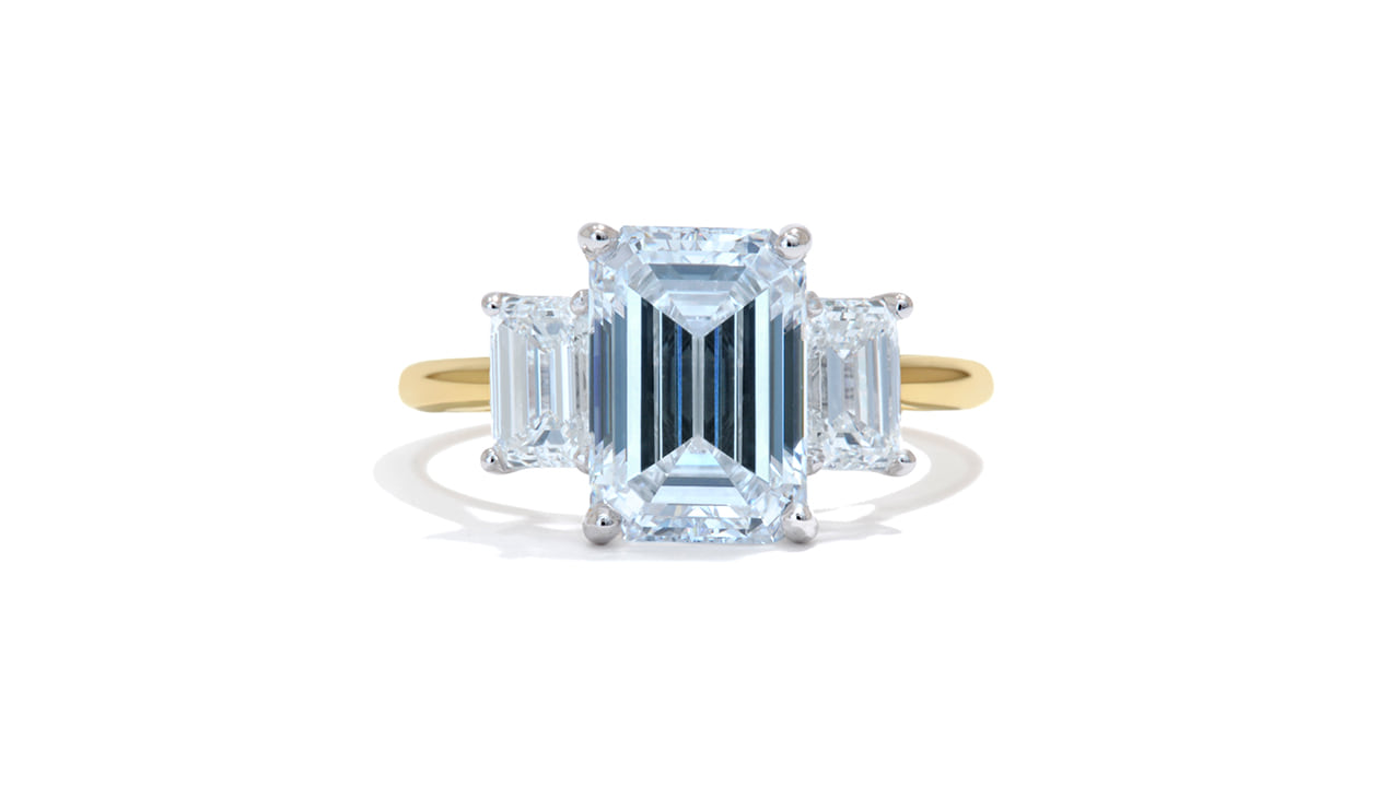 jc6515_lgdp4162 - Three Stone Emerald Cut Engagement Ring at Ascot Diamonds