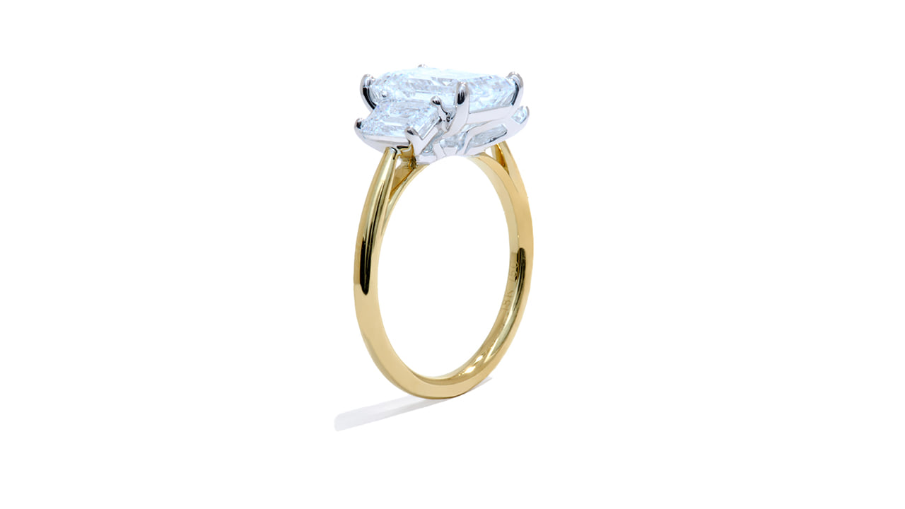 jc6515_lgdp4162 - Three Stone Emerald Cut Engagement Ring at Ascot Diamonds