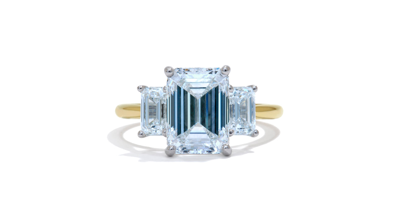 jc6516_lgdp4136 - 3ct Emerald Cut Three Stone Engagement Ring at Ascot Diamonds