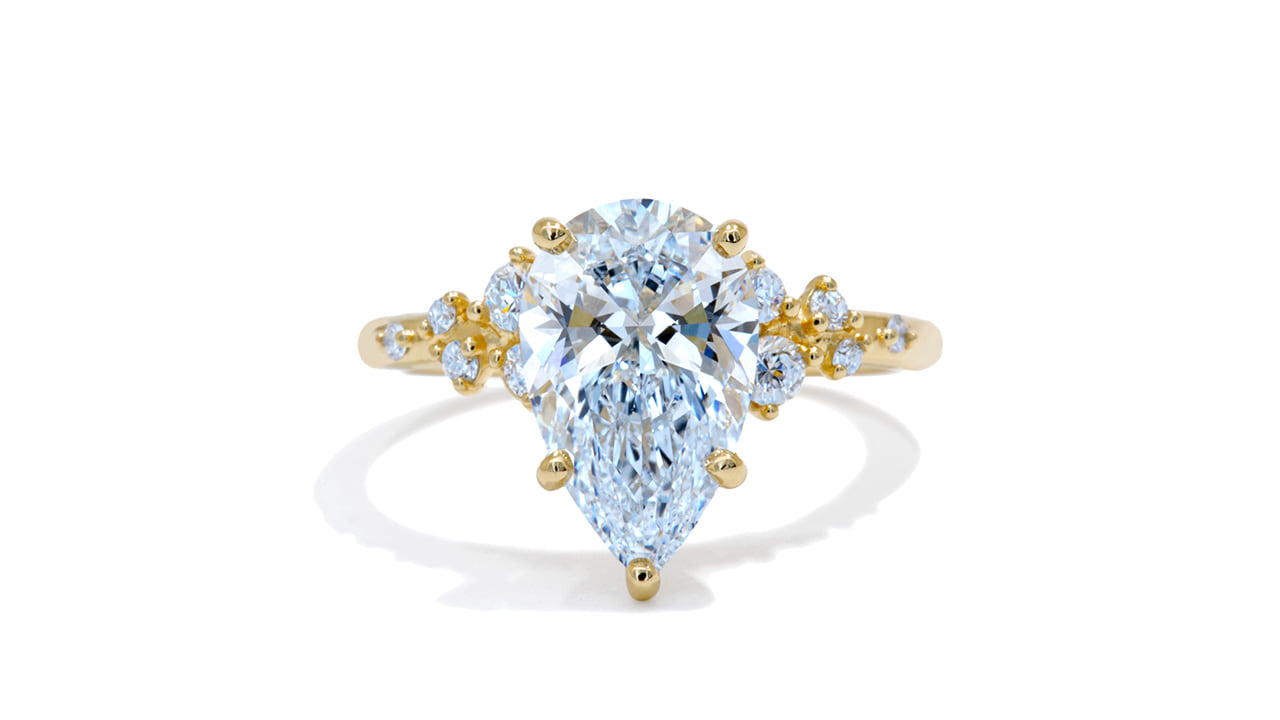 jc6529_lgdp3737 - 2.7ct Vintage Pear Shaped Engagement Ring at Ascot Diamonds
