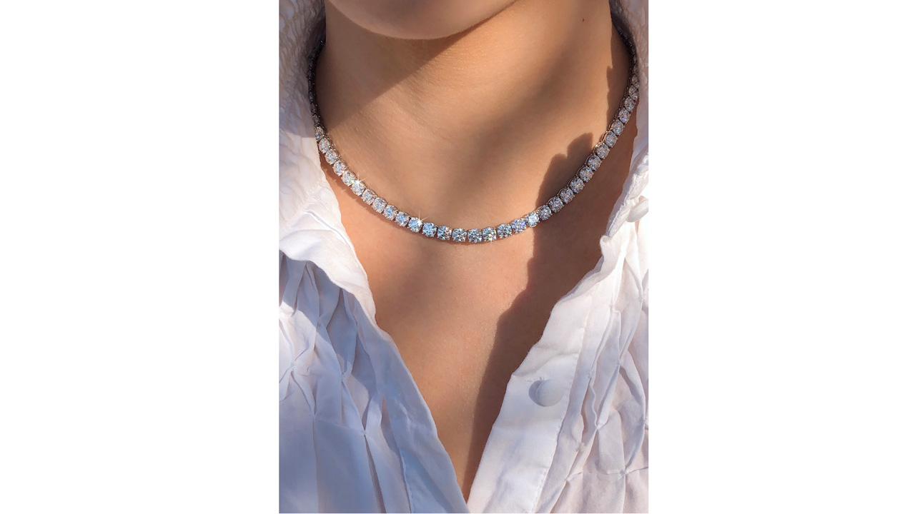 jc6578 - 45 carat Diamond Necklace at Ascot Diamonds