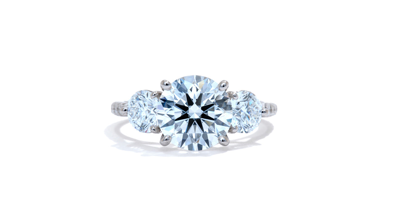 jc6885_lgdp4251 - 2.5ct Three Stone Round Cut Engagement Ring at Ascot Diamonds