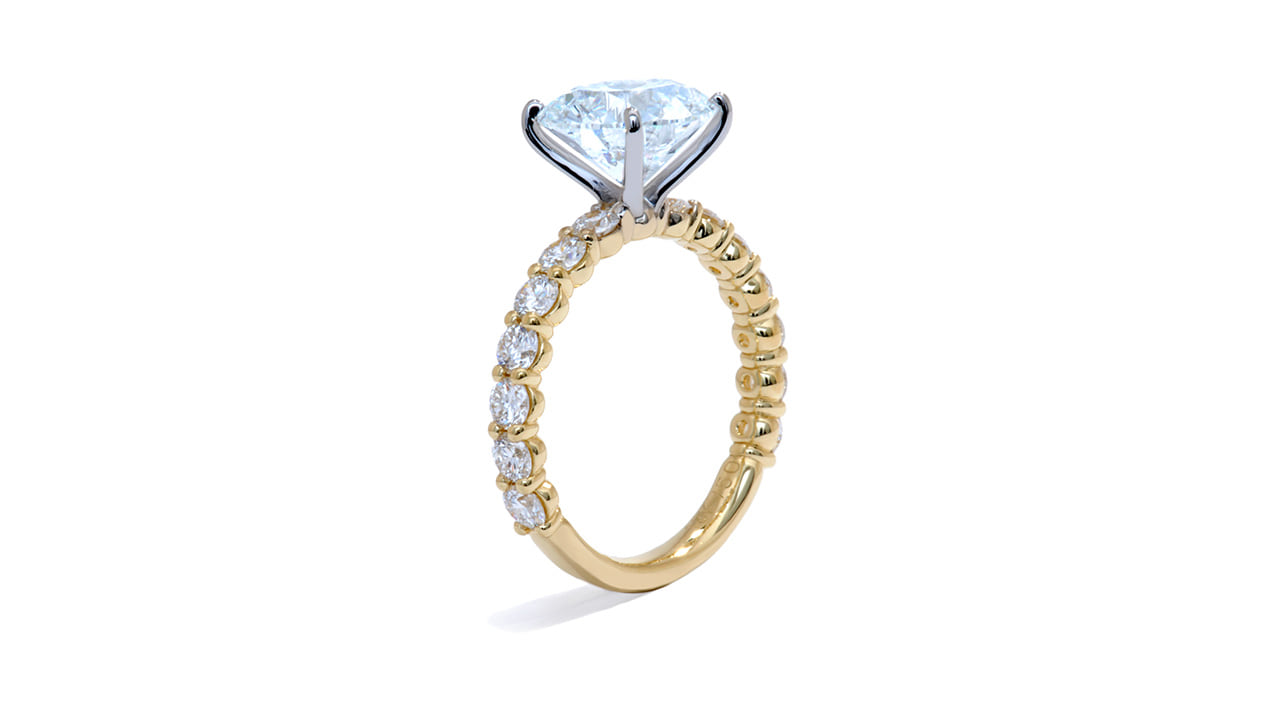 jc6891_lgdp4094 - 3ct Round Cut Bubble Band Engagement Ring at Ascot Diamonds
