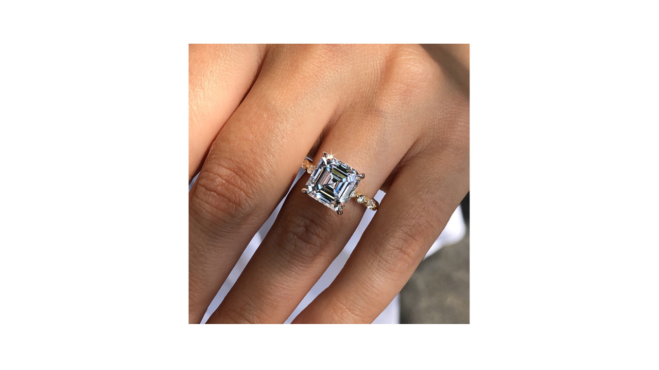 jc7004_lgdp4266 - 4.2 ct. Asscher Cut Diamond Engagement Ring at Ascot Diamonds