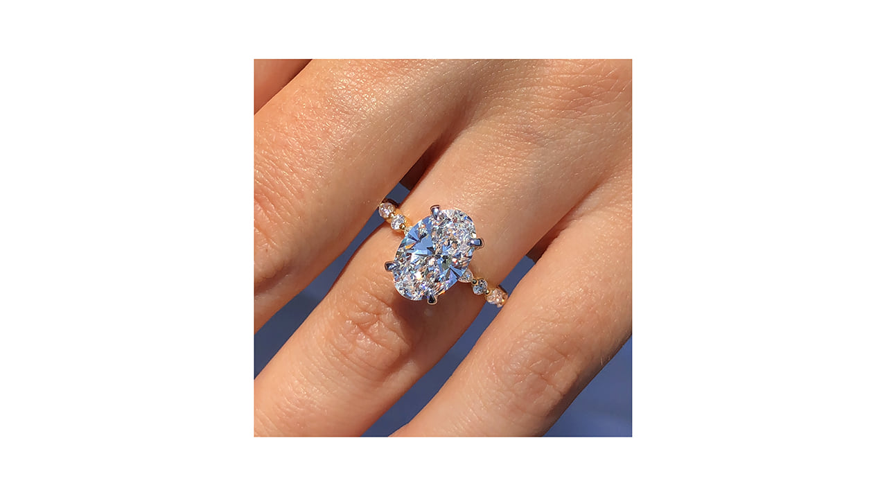 jc7005_lgdp4462 - Oval Cut Solitaire Engagement Ring 3 carat at Ascot Diamonds