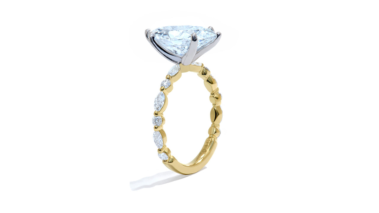 jc7007_lgdp1575 - 3.4ct Bubble Band Marquise Engagement Ring at Ascot Diamonds