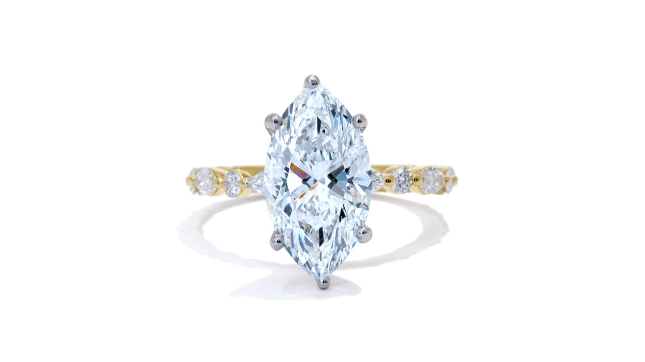 jc7007_lgdp1575 - 3.4ct Bubble Band Marquise Engagement Ring at Ascot Diamonds