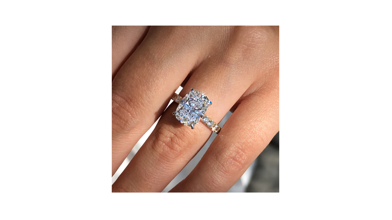 jc7054_lgdp4041 - 3.5 ct. Elongated Cushion Engagement Ring at Ascot Diamonds