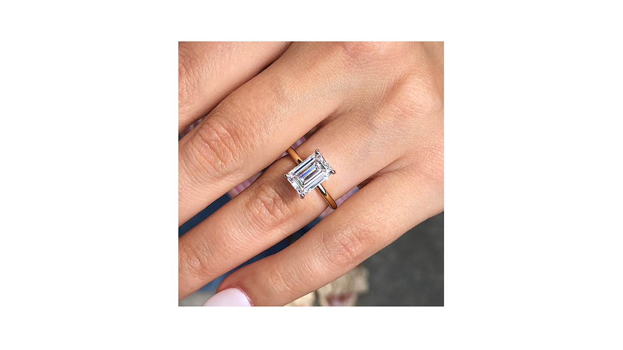 jc7251_lgdp4490 - 2.4ct Emerald Cut Solitaire Engagement Ring at Ascot Diamonds
