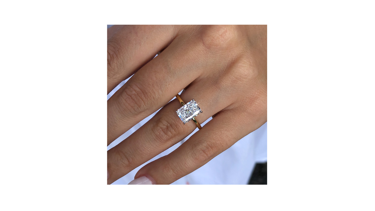 jc7255_lgdp4325 - Radiant Solitaire Engagement Ring 2.33 ct. at Ascot Diamonds